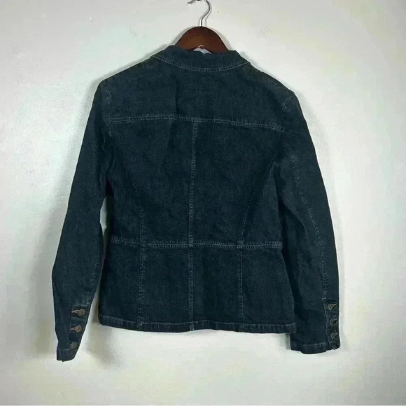 Vintage Liz Claiborne Denim Blazer Jacket‎ - Picture 2 of 2